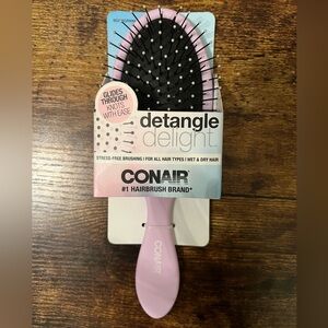 Conair Pink/Purple Detangle Delight Hair Brush— BRAND NEW